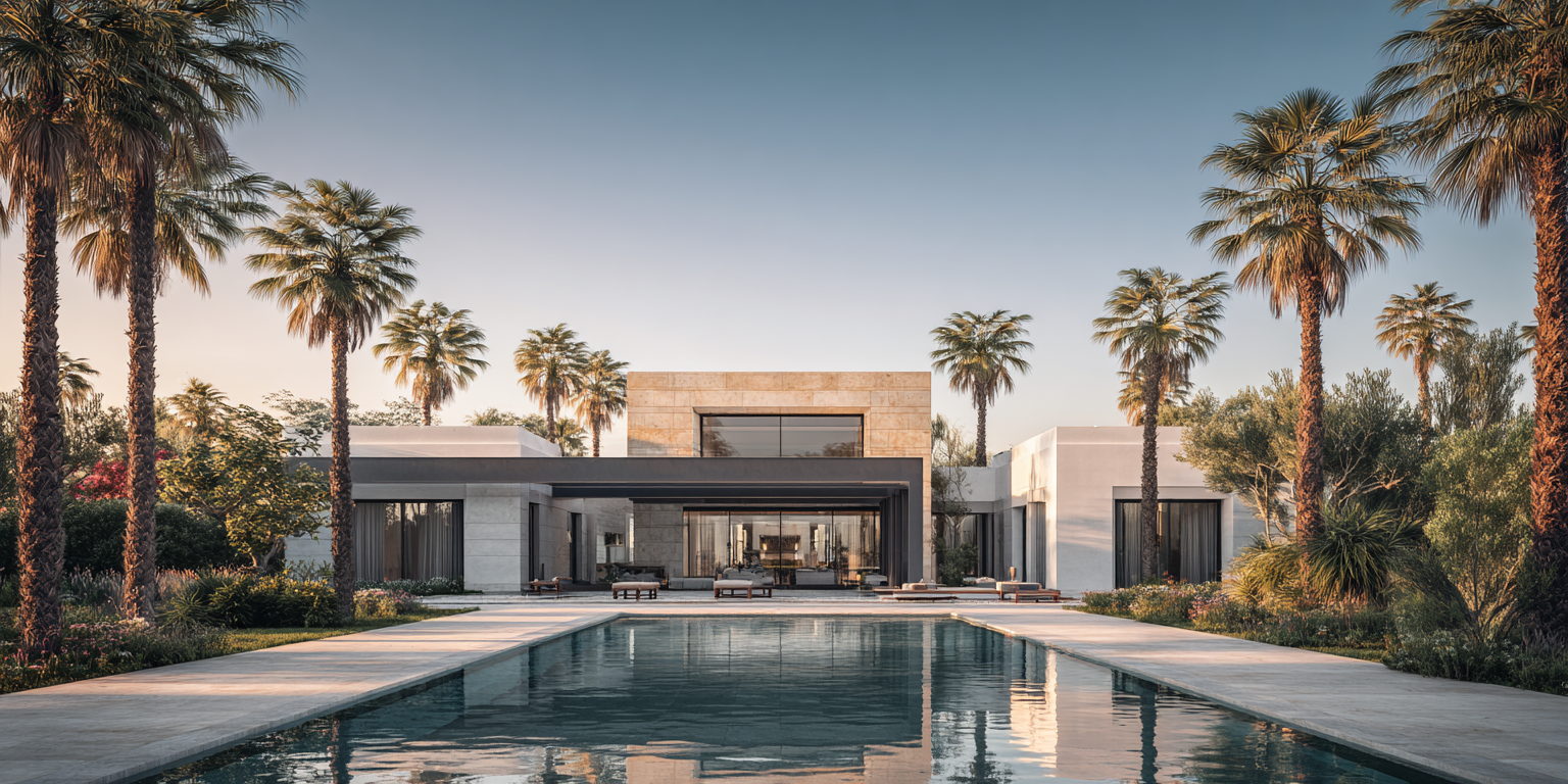 Villa de prestige à Rabat, Souissi pour la page de blog analyse de marché immobilier à Rabat