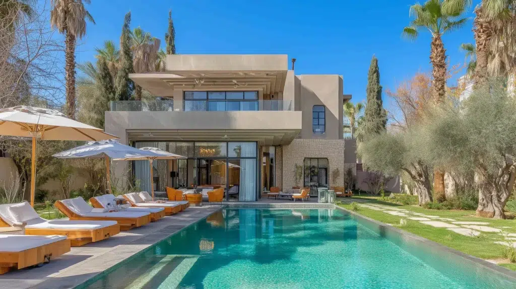 villa moderne et luxueuse à marrakech