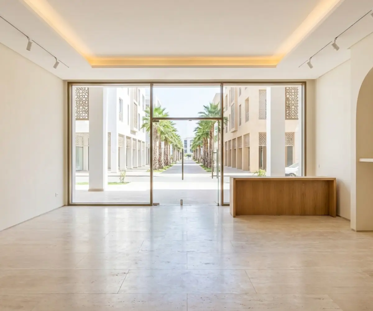 Local commercial avec vitrine sur une artère passante